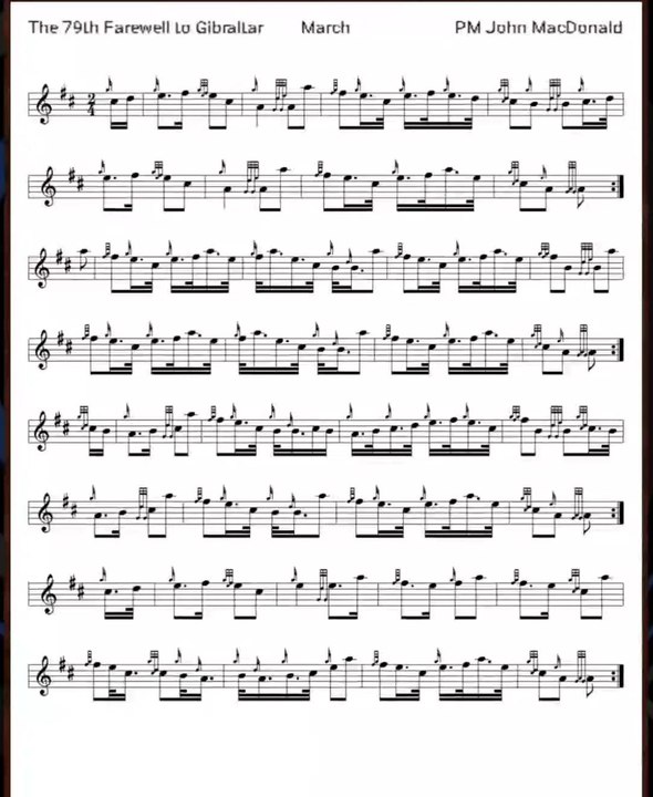 How to Play 79the Farewell to Gibraltar with Music 🎶