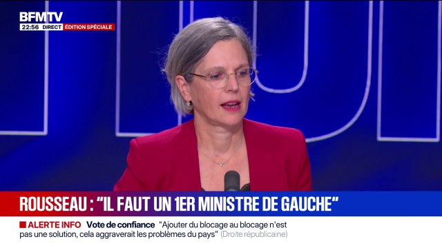 Gouvernement: Nous avons en France une démocratie ostentatoire , estime Sandrine Rousseau, députée Les Écologistes