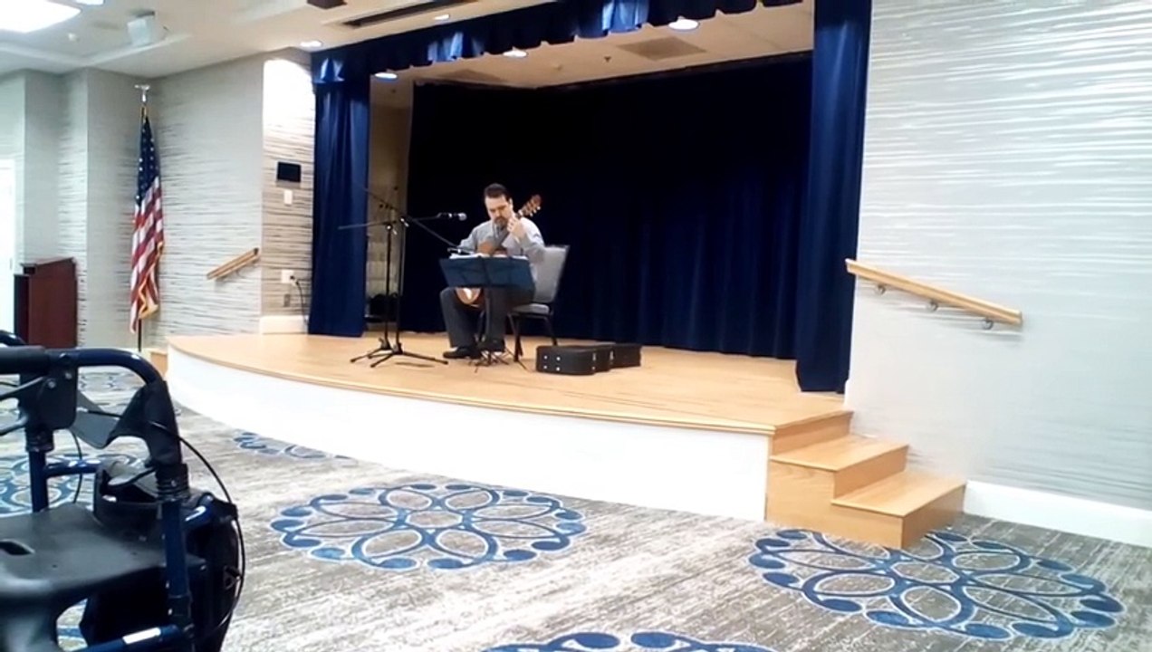 Live Fingerstyle Guitar Improvisation by David Michael Cray – Senior Center 2020