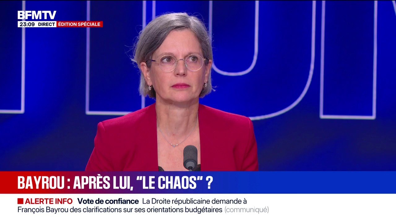 Mobilisation du 10 septembre: "Le blocage est issu des sept ans de politique d'Emmanuel Macron", souligne Sandrine Rousseau, députée Les Écologistes de Paris