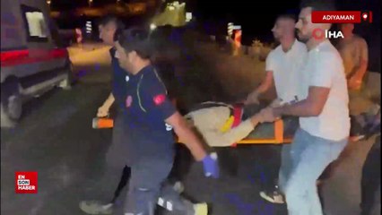 Adıyaman'da motosiklet uçurumdan yuvarlandı