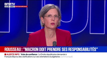 Rousseau : “Macron doit prendre ses responsabilités” - 26/08