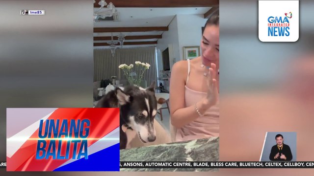 Pagkanta ni Heart Evangelista at fur baby na si Panda, nagpasaya ng netizens | Unang Balita