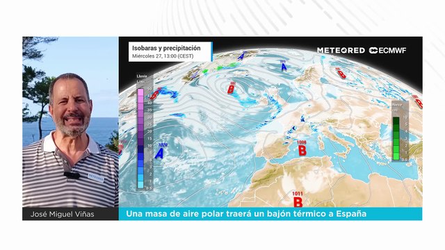 Una masa de aire polar traerá un bajón térmico a España