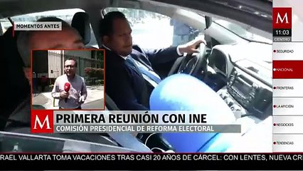 Inicia primera reunión oficial entre el INE y la Comisión Presidencial de Reforma Electoral