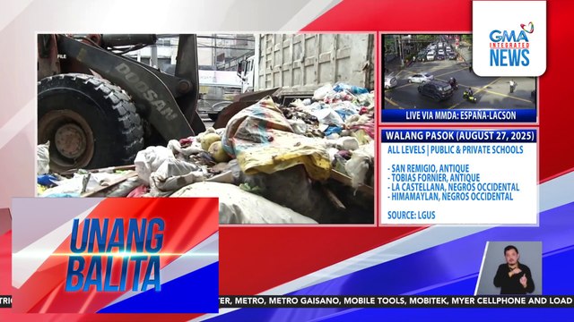Mga basura sa ilang lungsod ng NCR, sa New San Mateo Sanitary Landfill na dadalhin kasunod ng pagsasara ng Navotas Landfill | Unang Balita