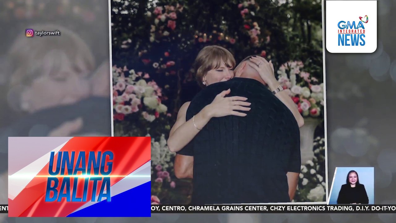 Pop superstar Taylor Swift at football star Travis Kelce, engaged na | Unang Balita