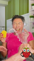 Reverse sponge prank! 😂🧽👴 #prankfail #funny