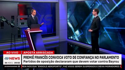 Premiê francês convoca voto de confiança no Parlamento