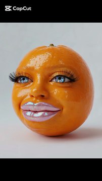 Crystal Eyes ✨ & Glittery Lips 💋 Cute Fruits | Funny Cute Animation #ShortReel