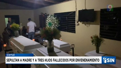 Último adiós a madre e hijos en Cotuí tras envenenamiento | Primera Emisión SIN