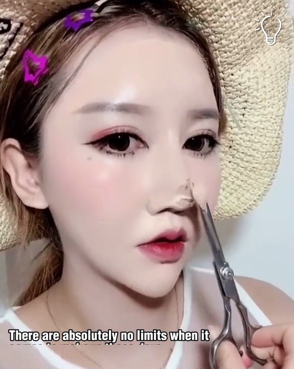 There are no limits to makeup nowadays!