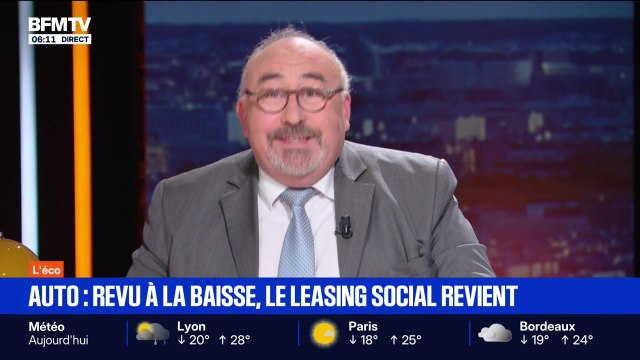 BFM Conso : Auto, revu à la baisse, le leasing social revient - 27/08