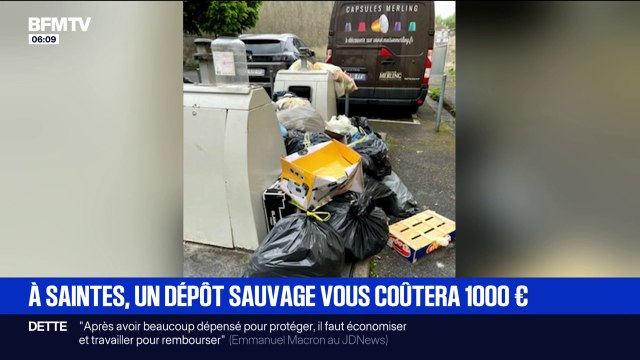 À Saintes (Charente-Maritime), un dépôt sauvage de déchets vous coûtera désormais 1.000 euros