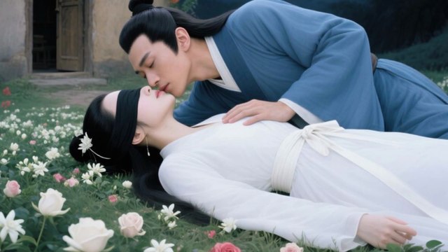 The Return of Condor Heroes 神鵰俠侶 小龍女受辱 Xiaolongnu 3D AI Anime Comic Manga 小龙女 牛头人 尹志平 Xiaolongnu felt something brushing against her eyes 小龙女不杀尹志平是因为当时她已有身孕