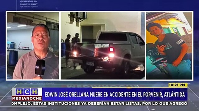 Motociclista perece tras impactar contra una camioneta en la CA-13, El Porvenir, Atlántida