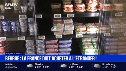 Beurre: par manque de lait, la France doit acheter à l'étranger