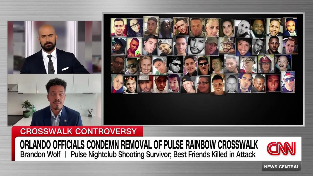 Orlando officials condemn removal of Pulse rainbow crosswalk