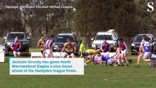 Jackson Grundy has given North Warrnambool Eagles a boost