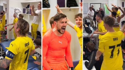 Locura en el vestuario del Bodø Glimt tras lograr su histórica clasificación para la Champions