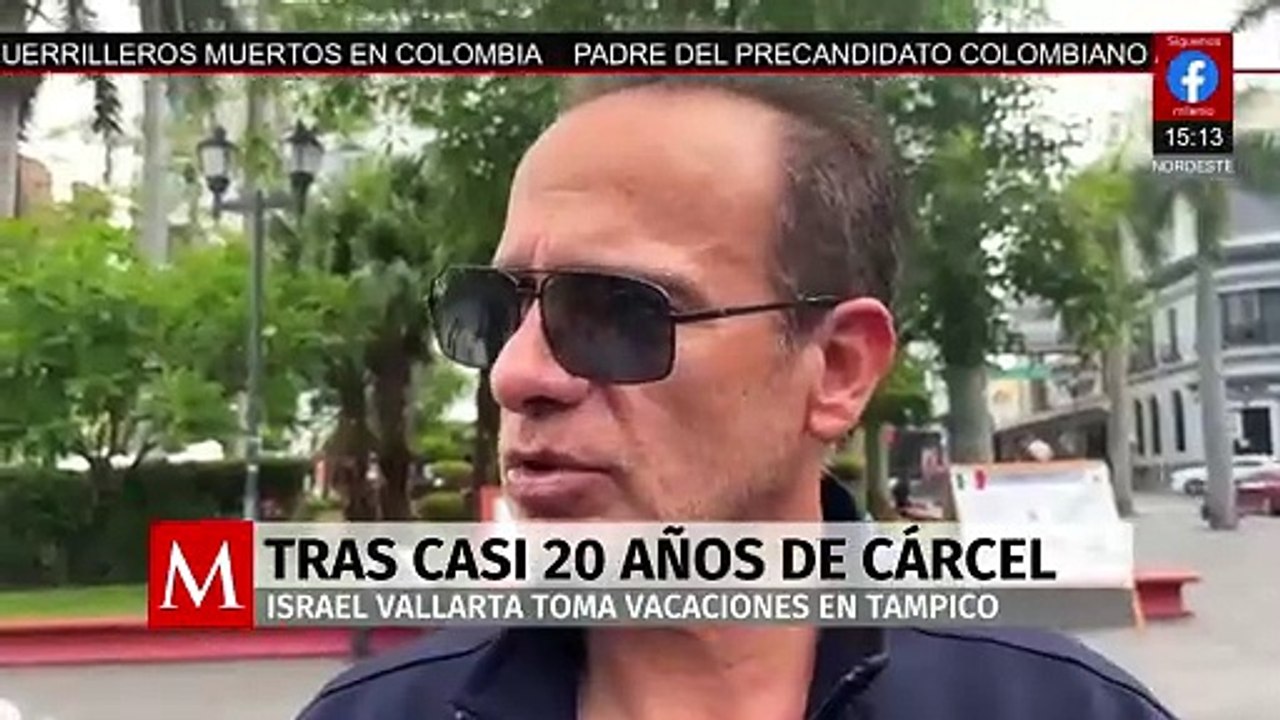 Tras casi veinte años en la cárcel, Israel Vallarta Cisneros toma vacaciones en el puerto de Tampico