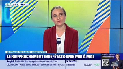 Le monde qui bouge - L'Interview : Le rapprochement Inde/États-Unis mis à mal - 27/08