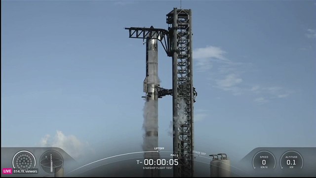 La nave espacial Starship de SpaceX despliega los primeros satélites Starlink
