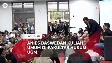 [FULL] Dialog Anies Baswedan dan Mahasiswa UGM: Singgung Intel, Pemilu hingga Polarisasi