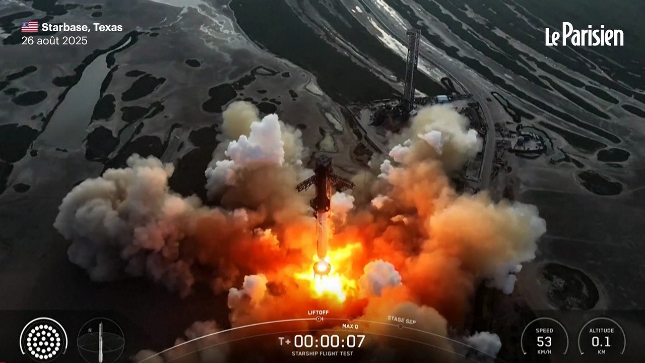 SpaceX : décollage de la mégafusée Starship d'Elon Musk