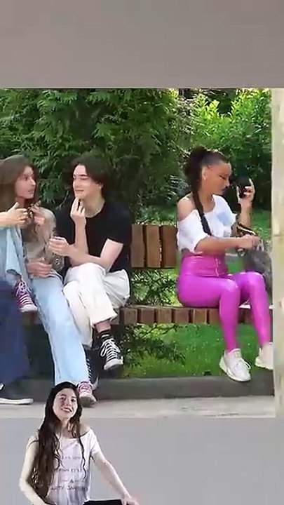 OMG What she is doing prank she funny laugher comedy