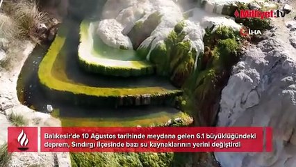 6.1'lik depremle ortaya çıktı! Uzmanlar bölgeyi tarıyor