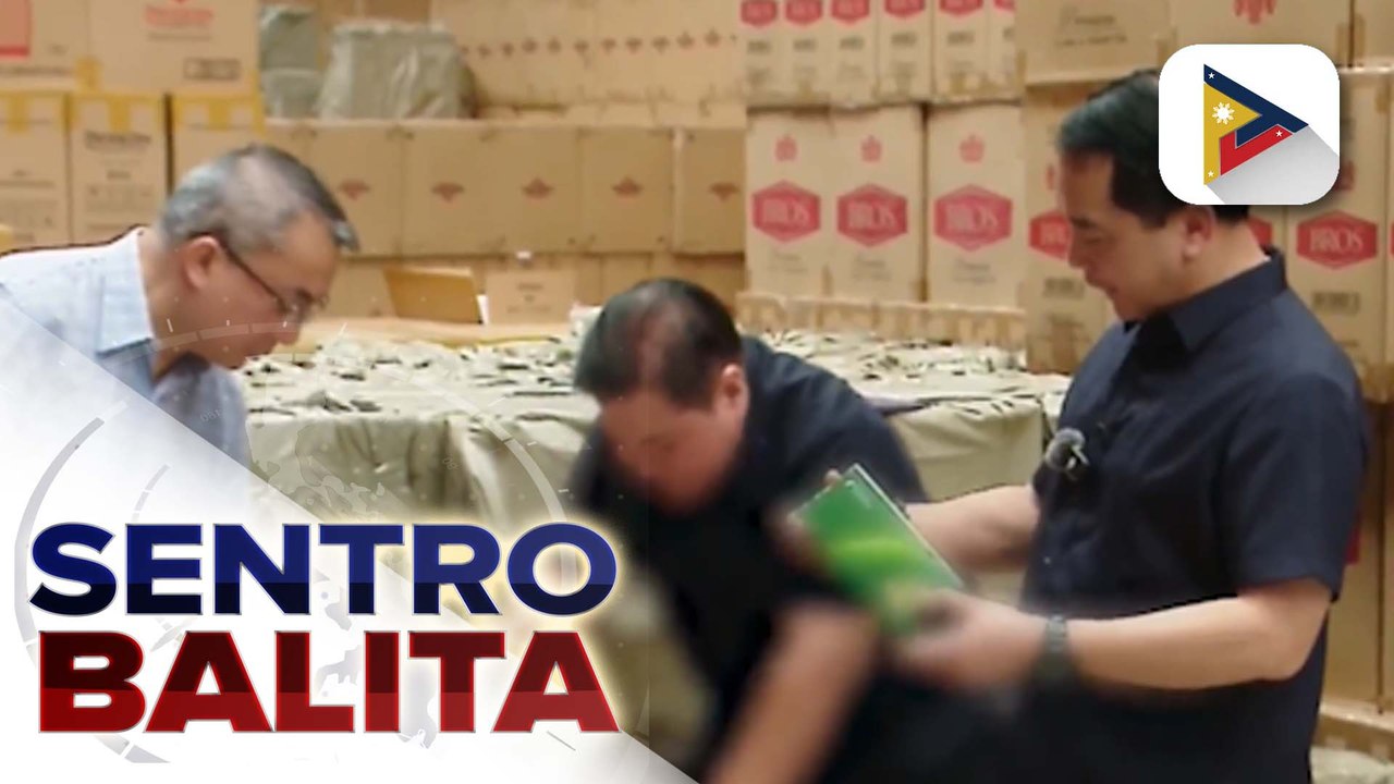 Higit P600-M halaga ng mga smuggled na sigarilyo, nakumpiska ng BOC sa isang warehouse sa Bulacan | ulat ni JM Pineda