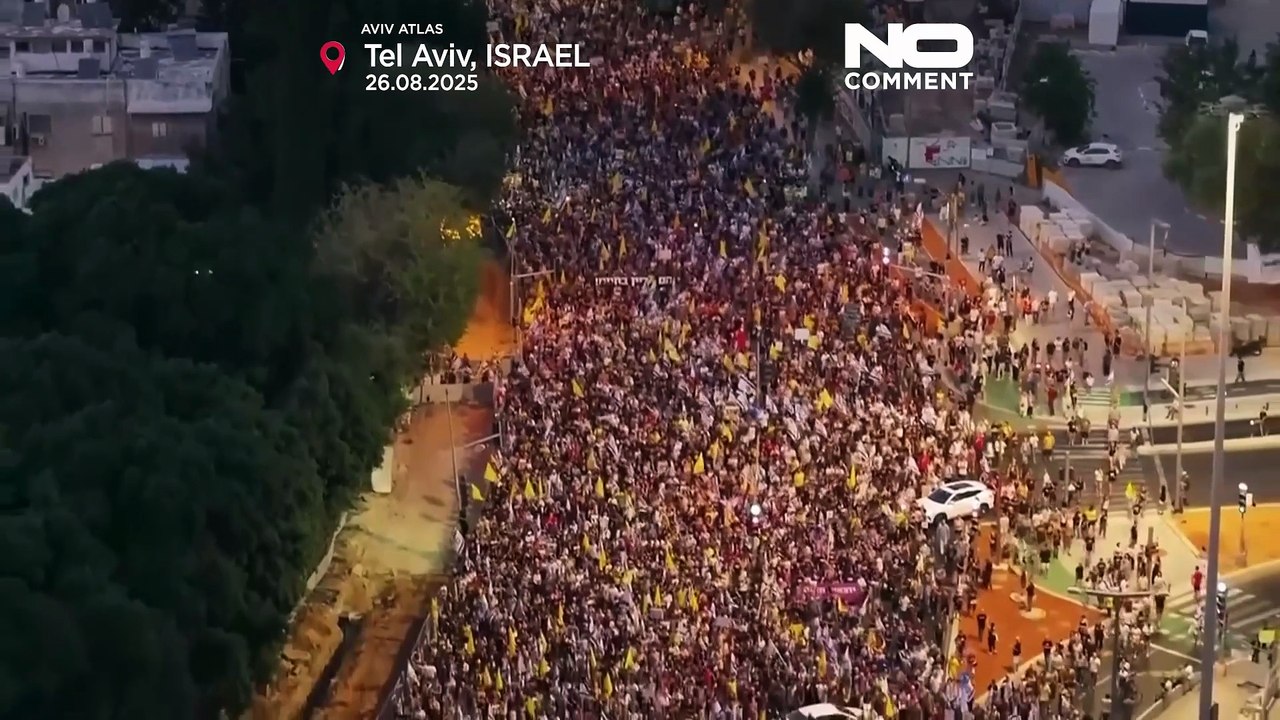 Tausende demonstrieren in Tel Aviv für Freilassung der Geiseln im Gazastreifen