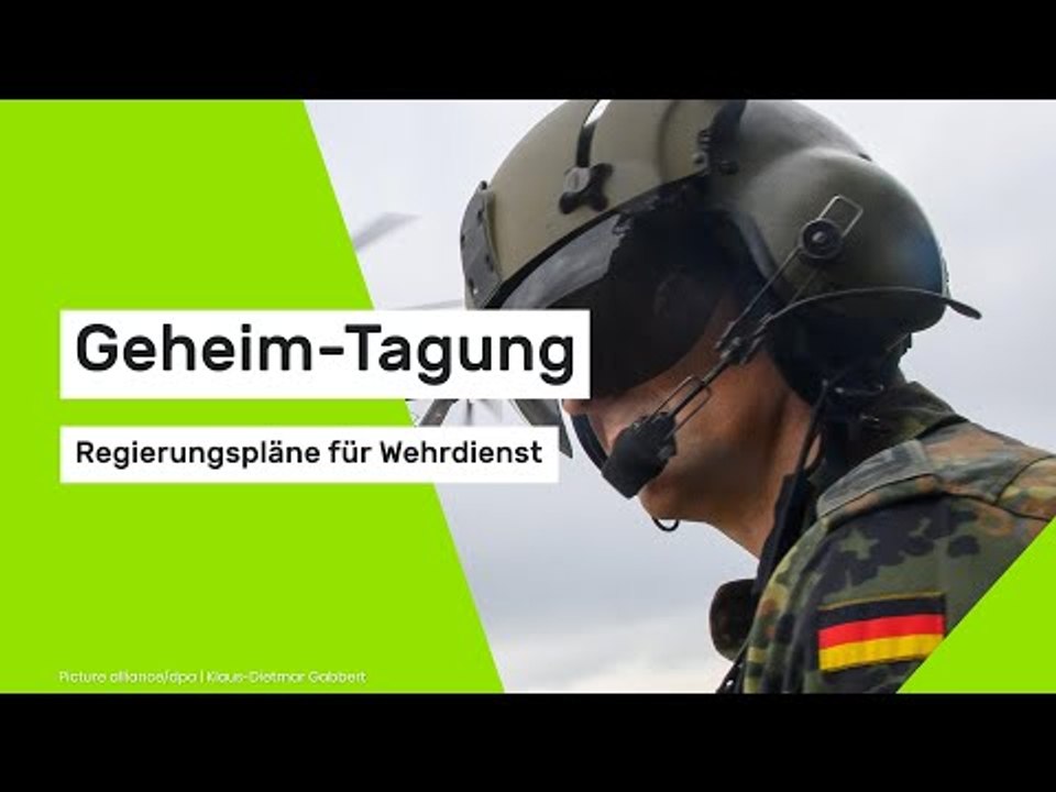 Geheim-Tagung im Verteidigungsministerium: Das sind die Regierungspläne für den neuen Wehrdienst