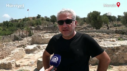 Kelenderis Antik Kenti'ndeki kalenin giriş kapısı ve merdiveni bulundu