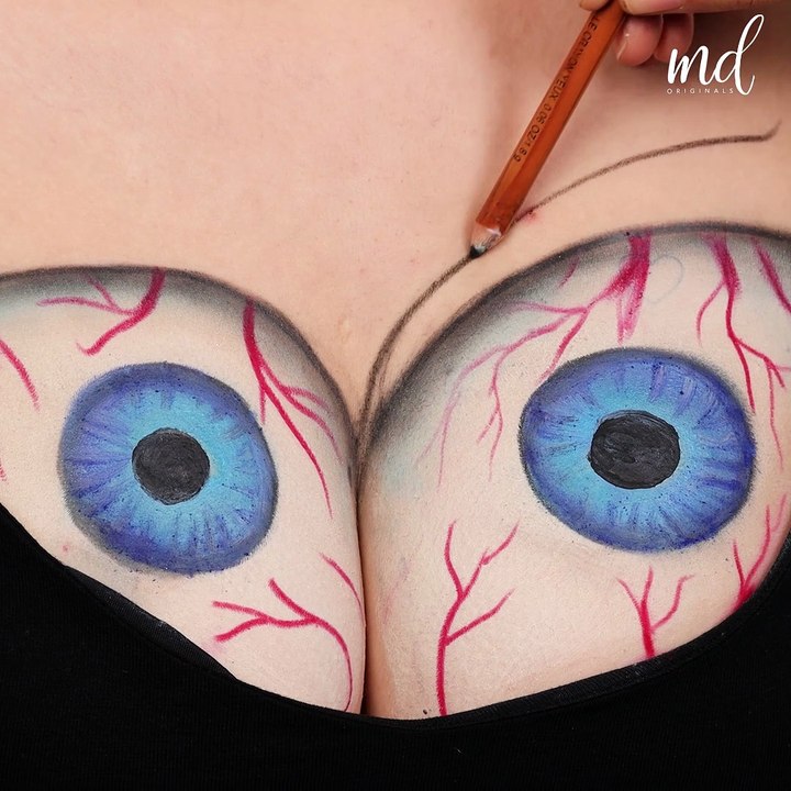 This creative makeup will leave you speechless! 💄✨