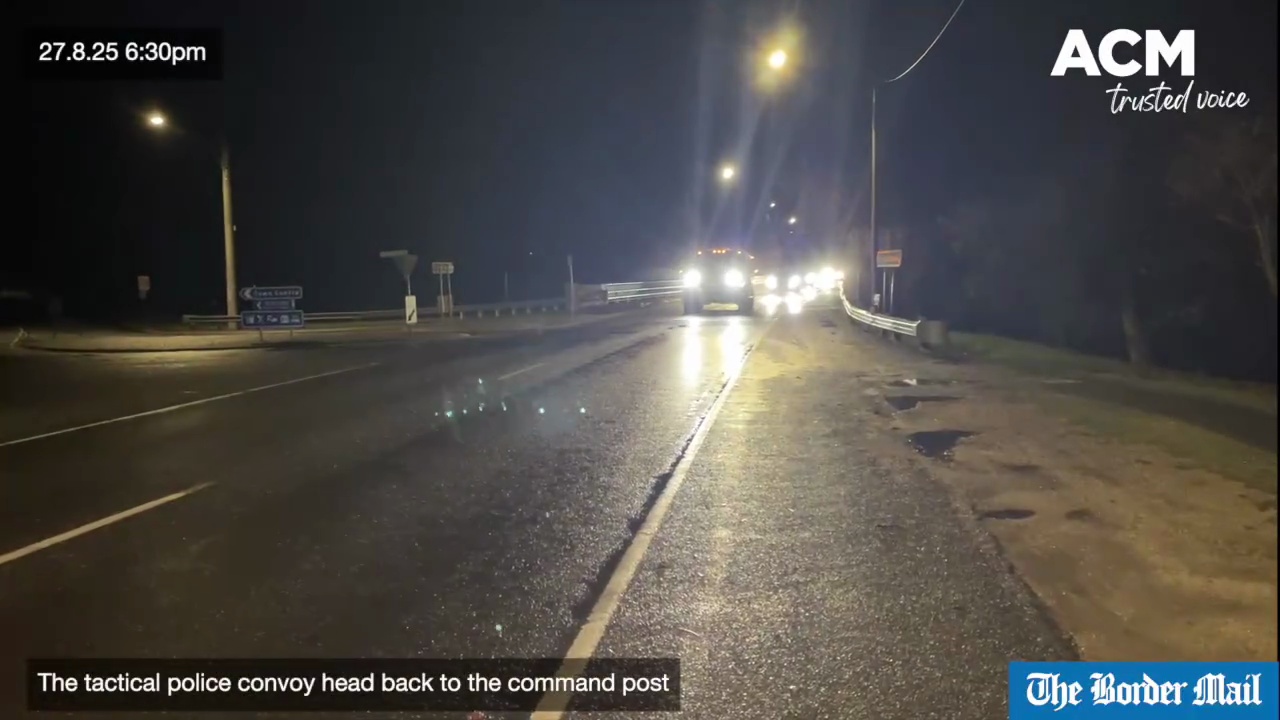 Police tactical convoy