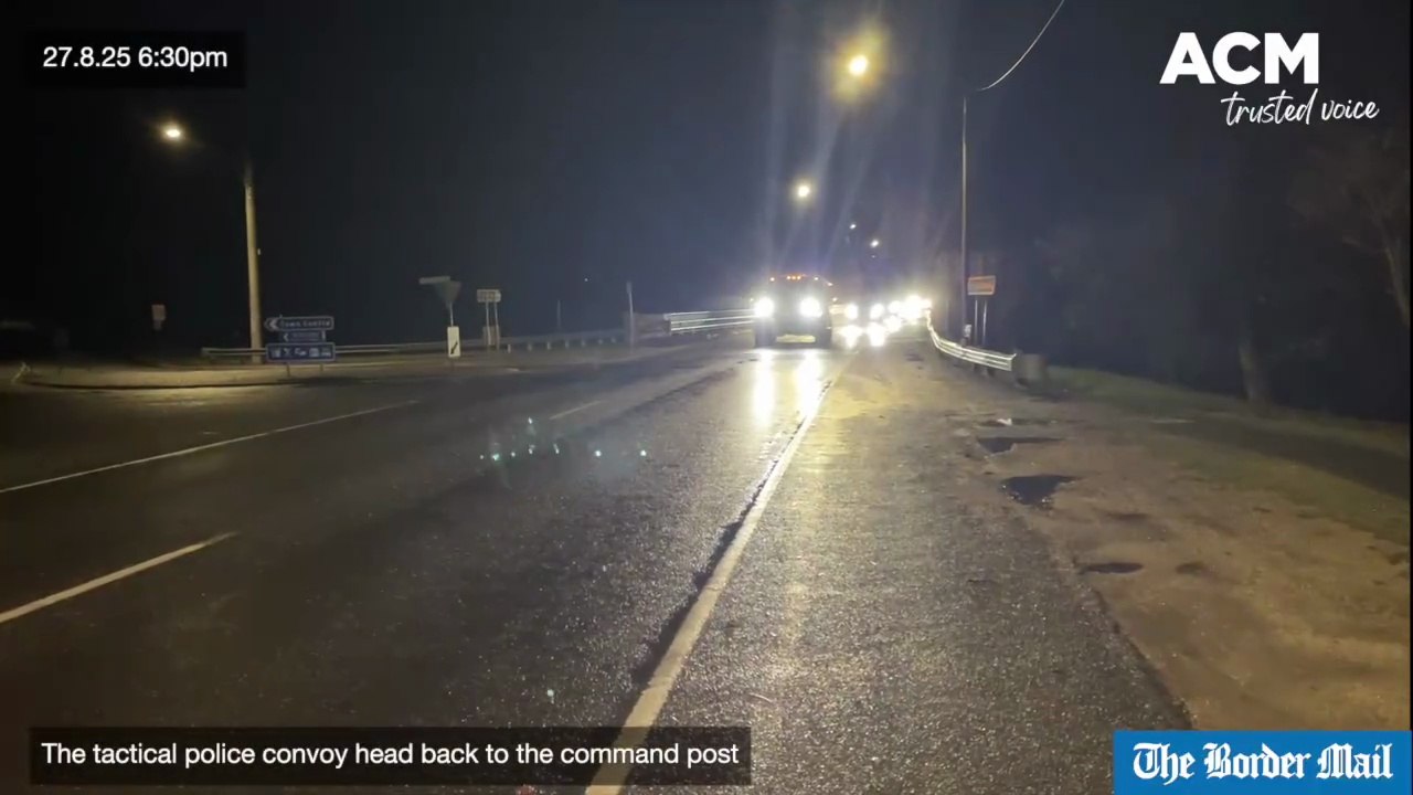 Police tactical convoy