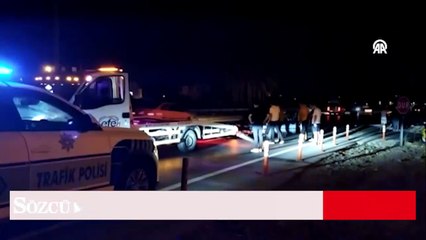 Antalya'da sulama kanalına düşen kamyonetteki 3 kişi yaralandı