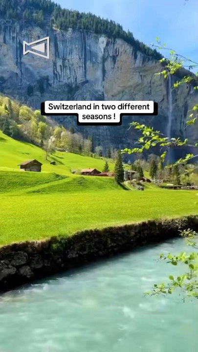 Switzerland in two different seasons !