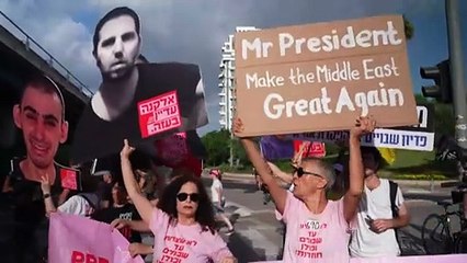 Neuer Massenprotest für ein Geisel-Abkommen in Israel