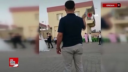 Giresun'da düğünde ateş açıldı, damat öldü