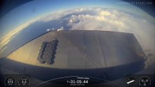 Images de l'amerrissage de la mégafusée Starship dans l'océan Indien