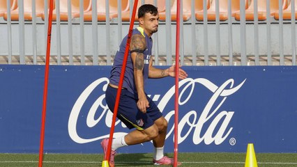 El Atlético de Madrid prepara el partido frente al Alavés
