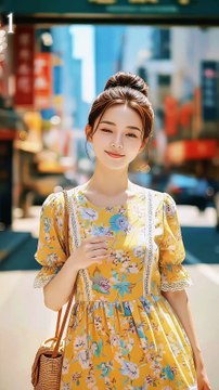 街拍美女 28 | 4K AI美女街頭時尚 | Beautiful Asian Girls Street Fashion Lookbook #shorts #aigirl