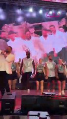 دويتو يجمع تامر حسني بالشامي من حفلتهما بمهرجان ليالي مراسي بالساحل الشمالي بمصر