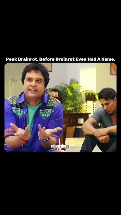 Peak brainrot, scripted before the algorithm even existed! 📺😂  #GlamSham #Bollywood #BollywoodComedy #AkshayKumar #KrushnaAbhishek #Entertainment   [ GlamSham, Bollywood, Bollywood Comedy, Akshay Kumar, Krushna Abhishek, Entertainment ]