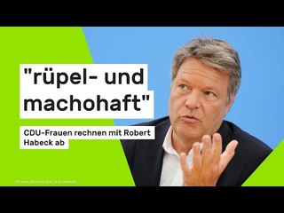 CDU-Frauen rechnen mit "rüpel- und machohaftem" Ex-Wirtschaftsminister ab