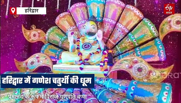 हरिद्वार में गणेश चतुर्थी की धूम, अपने ननिहाल में प्रेमानंद के रूप में विराजे गणपति बप्पा, कीजिए दर्शन