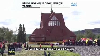 Norveç sanıldı, İsveç çıktı: 113 yıllık Kiruna Kilisesi taşındı